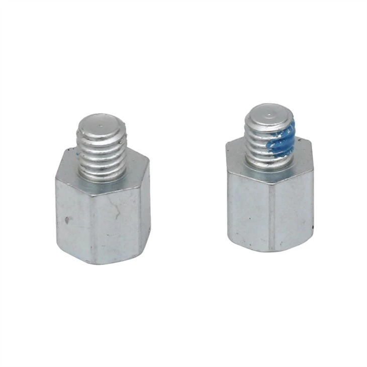 Zinc plated steel hex screw standoff